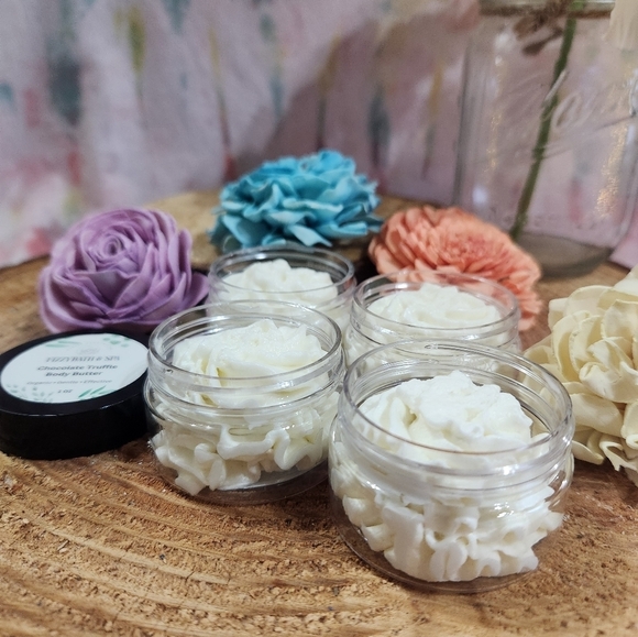 Handmade mini chocolate truffle body butter‎ 1 oz - Picture 2 of 3